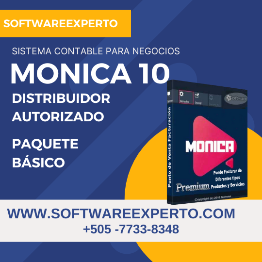 Sistema Contable Monica 10 Paquete basico
